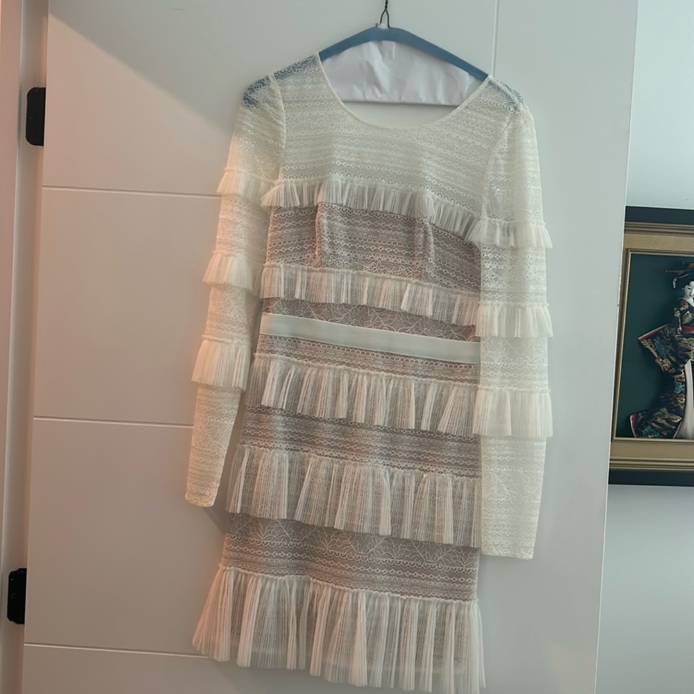 Bcbg white dress
